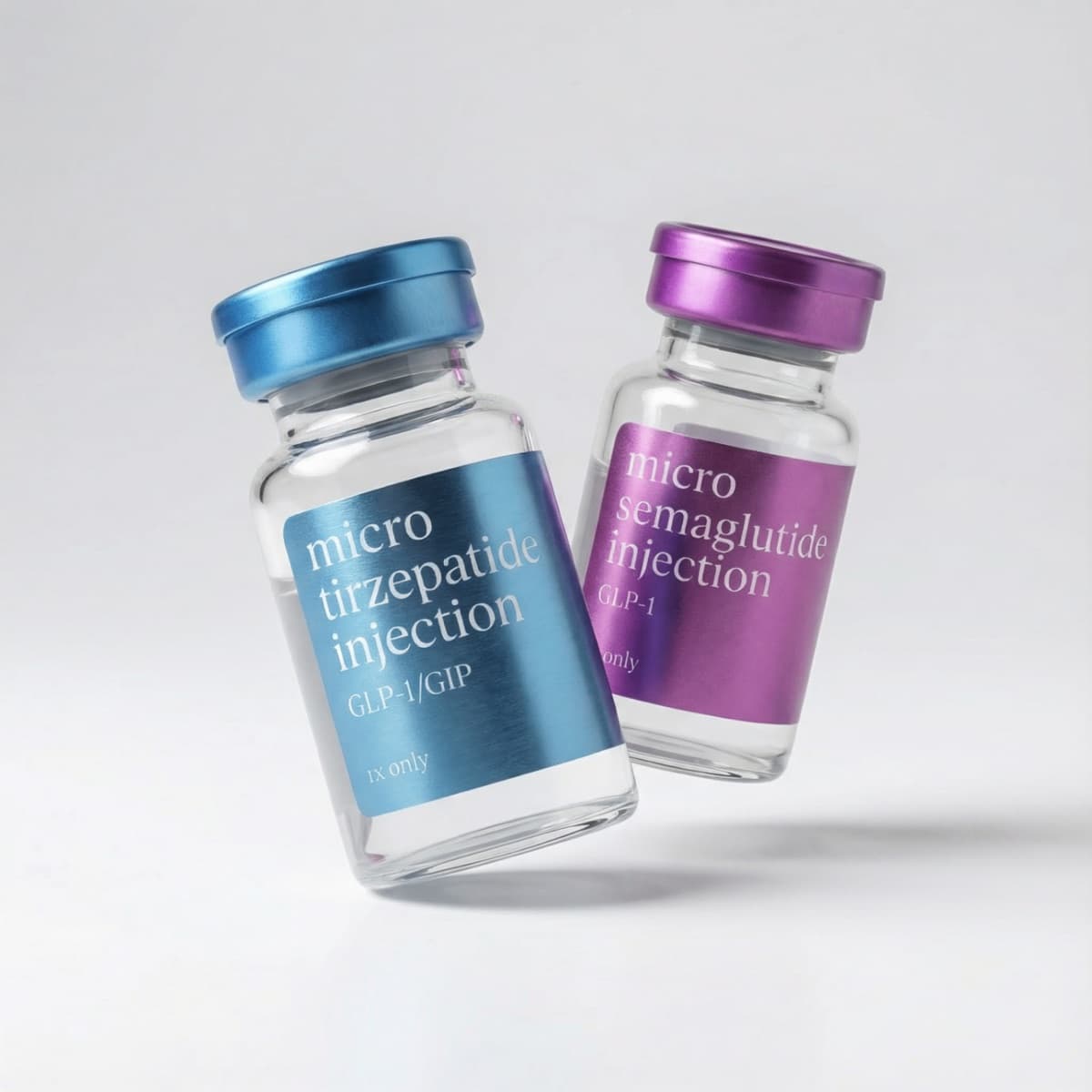 GLP-1 microdose vials